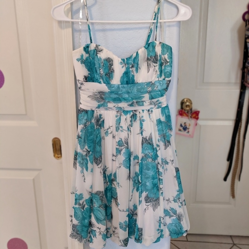 White Floral Dress